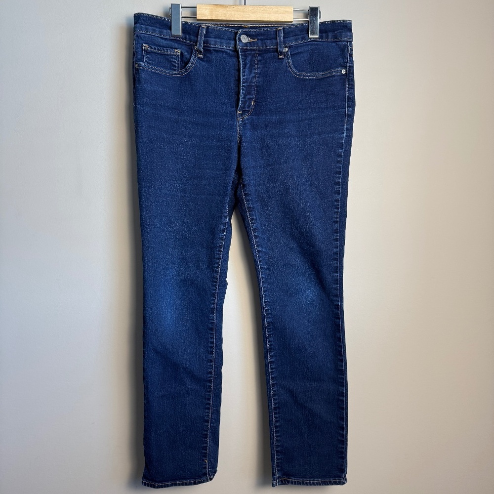 Levi's 312 Women's Shaping Slim Blue Jeans Dark Wash 31 Stretch Western Festival